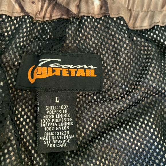 Team Whitetail Scent inhibitor Zip Leg Camo Mens Pants Size Large Hunting - Picture 6 of 8